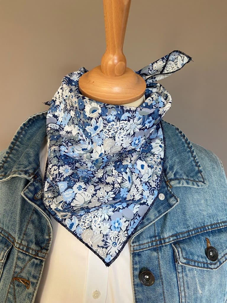 Foulard Bandana Liberty thorpe bleu/marine