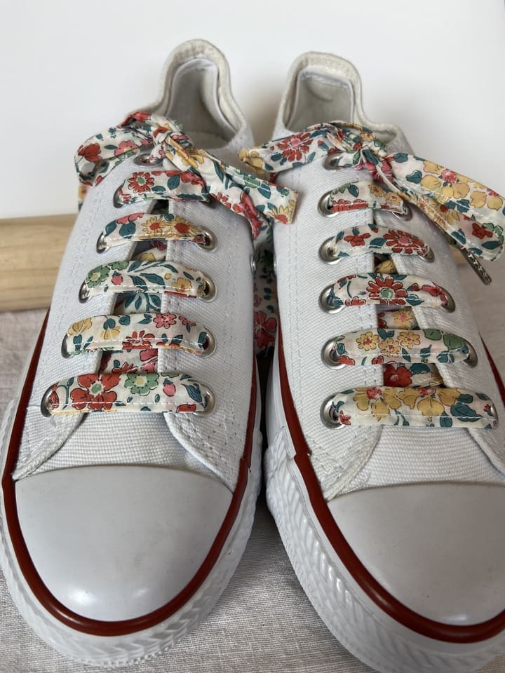 Lacets en liberty Annabella pour chaussures basses