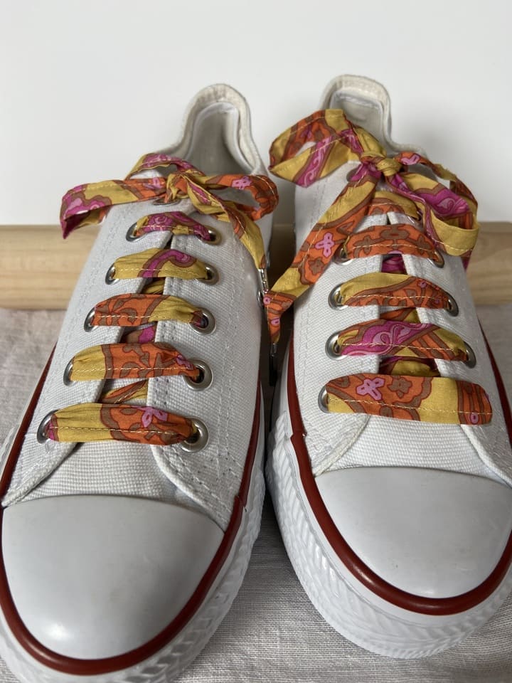 Lacets en liberty Jimi Paisley pour chaussures basses