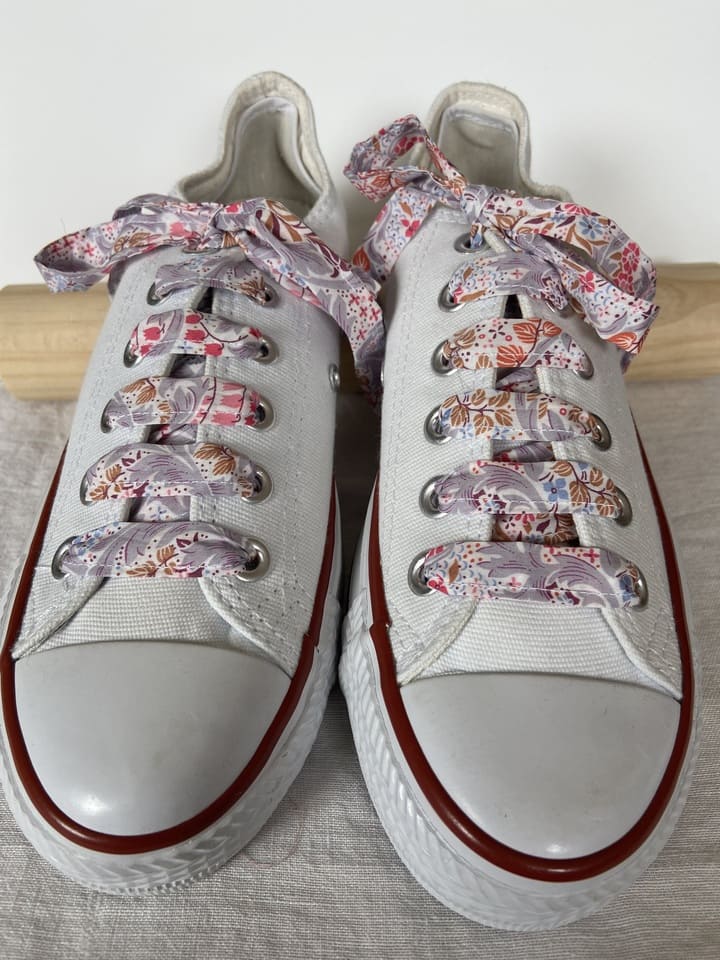 Lacets en liberty Sleeping Beauty pour chaussures basses