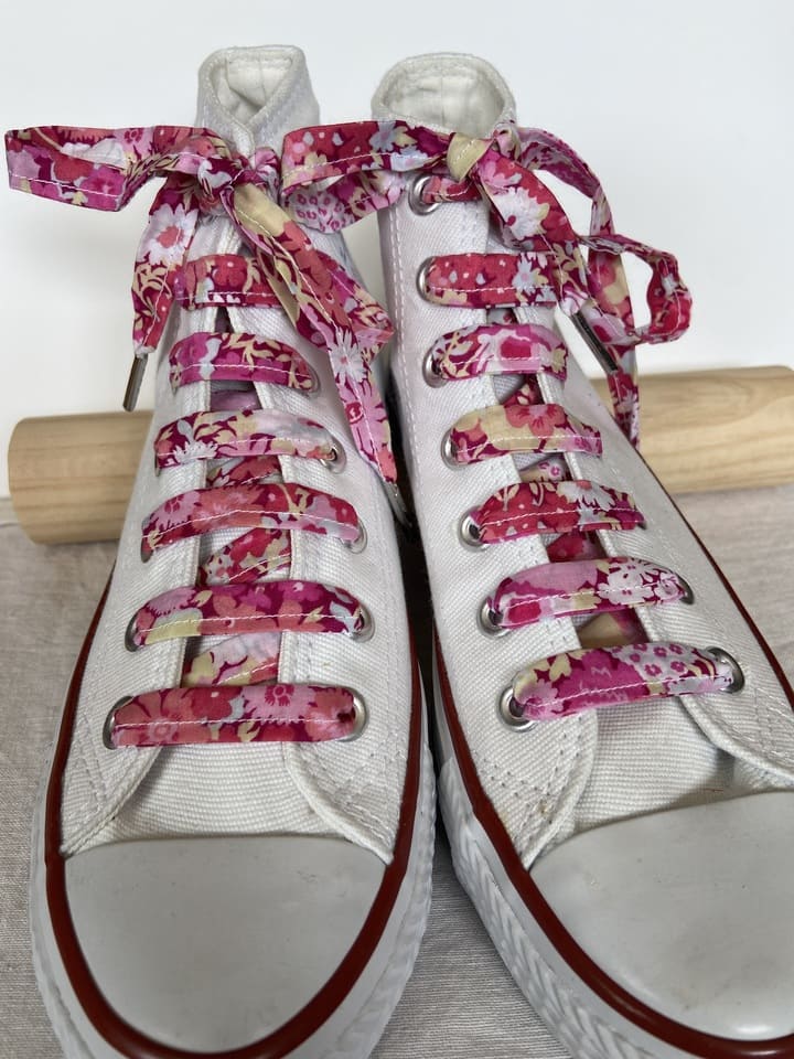 Lacets en liberty Thorpe Rose pour chaussures montantes