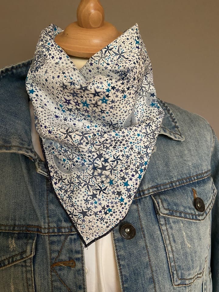 Foulard Bandana Liberty Adelajda turquoise