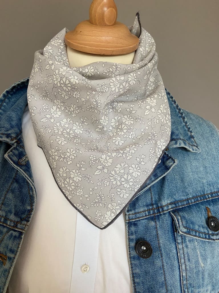 Foulard Bandana Liberty Capel Gris clair/gris