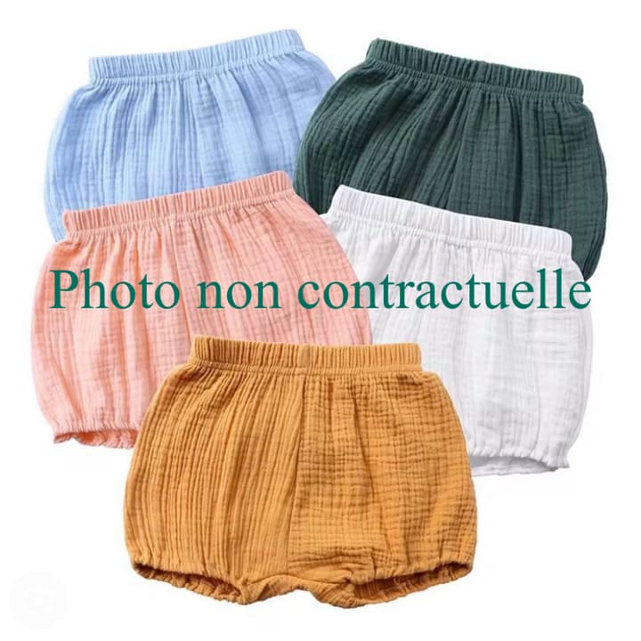 Bloomers en coton ou double gaze - Liste M&C Flipo