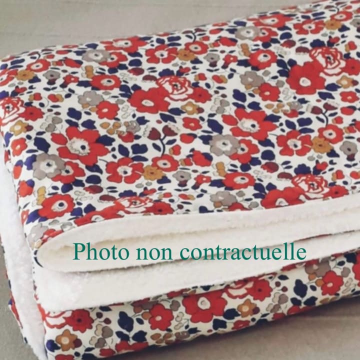 Couverture minky-polaire/Liberty - Liste M&C Flipo